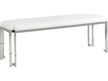 Mr. & Mrs. Howard Willy White Upholstered Accent Bench MMHH244BMC