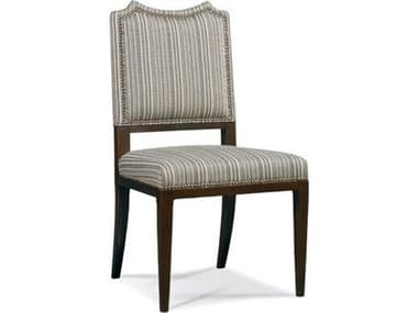 Mr. & Mrs. Howard Arte Walnut Wood Brown Upholstered Armless Dining Chair MMHH305AC