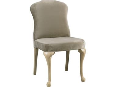 Mr. & Mrs. Howard Annies Hardwood Gray Upholstered Armless Dining Chair MMHH318ACMC