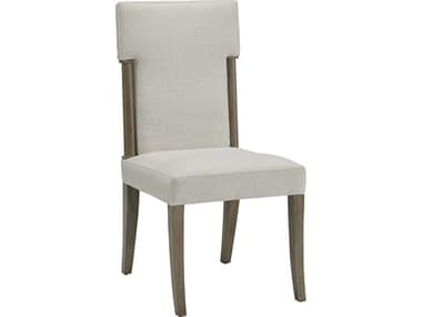 Mr. & Mrs. Howard Geneve Hardwood Brown Upholstered Armless Dining Chair MMHH329ACMC