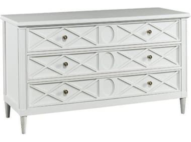 Mr. & Mrs. Howard Silhouette 3Drawers White Maple Wood Dresser MMHMH17360