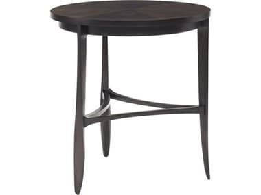 Mr. & Mrs. Howard Edith Round Wood End Table MMHMH21323MC