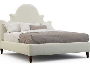Mr. &amp; Mrs. Howard Lauren Beige Hardwood Upholstered King Panel Bed MMHMH29524MC