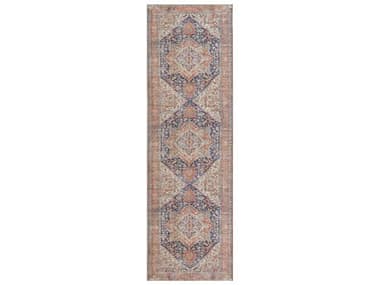 Momeni Chandler Bordered Runner Area Rug MOCHANDCHN10NVY2376