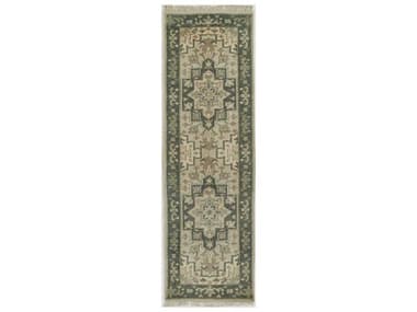 Momeni Concord Bordered Runner Area Rug MOCONCDCRD5GRN2680