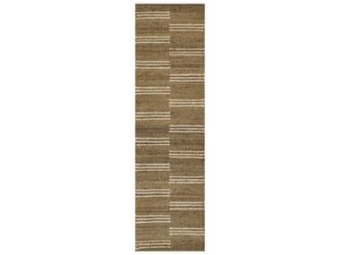 Momeni Crescent Striped Runner Area Rug MOCRESCCRE1NAT2380