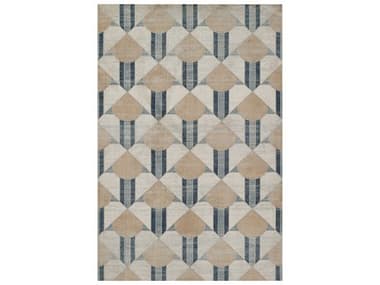 Momeni Edition Geometric Area Rug MOEDITIEDI1BLU