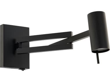 Modern Forms Gavel 1-Light Black Swing Wall Sconce MOFBL44518BK