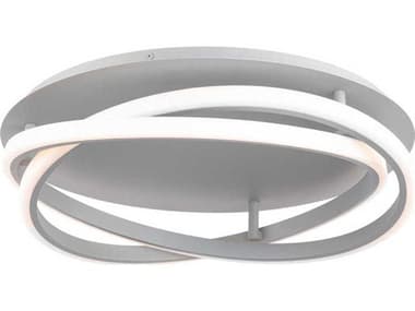 Modern Forms Veloce 18" 1-Light Titanium Silver LED Flush Mount MOFFM24818TT