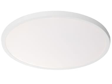 Modern Forms Argo 19" 1-Light White LED Round Flush Mount MOFFM4219WT