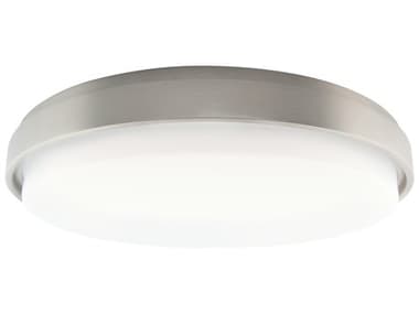 Modern Forms Zenith 15" 1-Light Titanium White Glass LED Round Flush Mount MOFFM5415TT