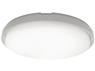 Modern Forms Zenith 15" 1-Light Titanium White Glass LED Round Flush Mount MOFFM5415TTEM
