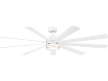 Modern Forms Wynd-Xl Matte White 1-light 72'' Wide LED Indoor / Outdoor Ceiling Fan MOFFRW210172LMW