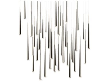 Modern Forms Cascade 41-Light Polished Nickel Linear Pendant MOFPD41741SPN