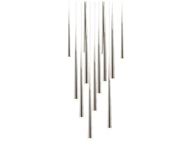 Modern Forms Cascade 13-Light Polished Nickel Linear Pendant MOFPD41813SPN