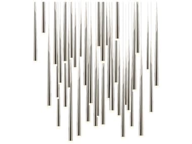 Modern Forms Cascade 41-Light Polished Nickel Linear Pendant MOFPD41841SPN