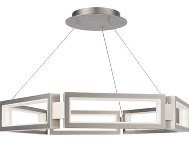 Modern Forms Mies 32" 6-Light Brushed Nickel LED Pendant MOFPD50835BN