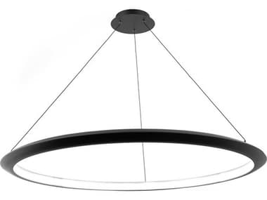 Modern Forms The Ring 48" 1-Light Black LED Round Pendant MOFPD55048BK