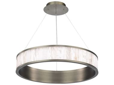 Modern Forms Coliseo 28" 1-Light Antique Nickel LED Round Pendant MOFPD72128AN