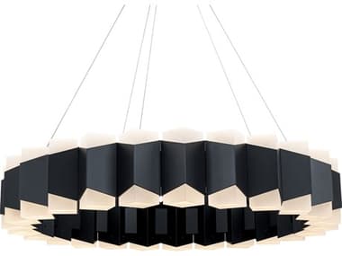 Modern Forms Dolman 48-Light Black Pendant MOFPD73528BK