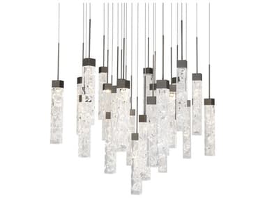 Modern Forms Minx 25-Light Antique Nickel Linear Pendant MOFPD78025SAN