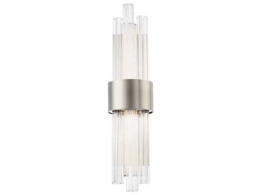 Modern Forms Luzerne 4" Wide 2-Light Brushed Nickel Glass LED Vanity Light MOFWS30118BN