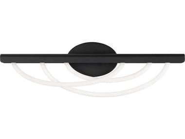 Modern Forms Swoop 3-Light Black Vanity Light MOFWS32424BK