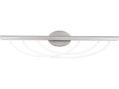 Modern Forms Swoop 3-Light Brushed Nickel Vanity Light MOFWS32434BN