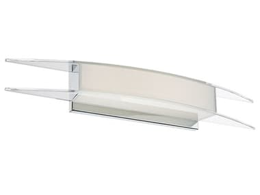 Modern Forms Arc 26" Wide 1-Light Chrome Glass LED Vanity Light MOFWS3326CH