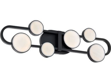 Modern Forms Tableau 6-Light Black Vanity Light MOFWS42525BK