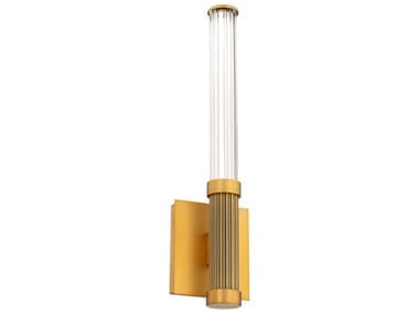 Modern Forms Ribeye 1-Light Aged Brass Wall Sconce MOFWS50518AB