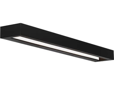 Modern Forms Open Bar 27" Wide 1-Light Black LED Vanity Light MOFWS52127BK