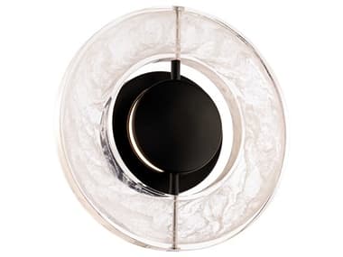 Modern Forms Cymbal 9" Tall 1-Light Black LED Wall Sconce MOFWS62110BK