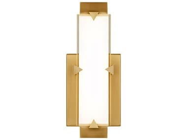 Modern Forms Carlisle 1-Light Aged Brass Wall Sconce MOFWS7511AB