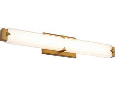 Modern Forms Carlisle 1-Light Aged Brass Vanity Light MOFWS7527AB