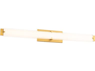 Modern Forms Carlisle 1-Light Aged Brass Vanity Light MOFWS7537AB