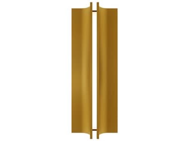 Modern Forms Strait 1-Light Aged Brass Wall Sconce MOFWS82516AB