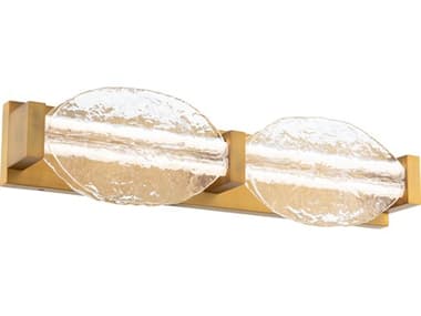 Modern Forms Deco 2-Light Aged Brass Vanity Light MOFWS8524AB