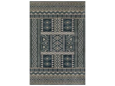 Momeni Genevieve Southwestern Area Rug MOGENEVGNV9BLU