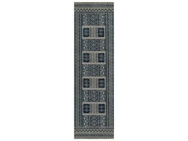 Momeni Genevieve Southwestern Runner Area Rug MOGENEVGNV9BLU2277