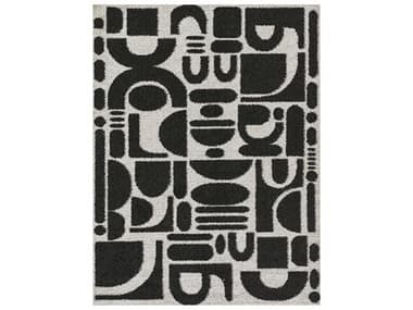 Momeni Kaia Geometric Area Rug MOKAIA0KAI2BLK