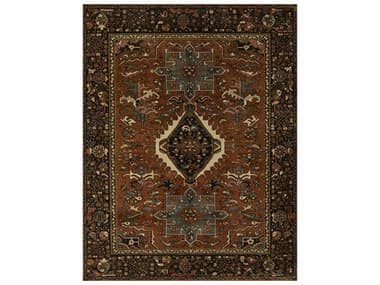 Momeni Karajeh Bordered Runner Area Rug MOKARAJKAJ1RED