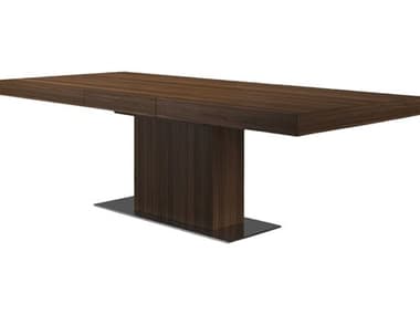 Modloft Astor Walnut 71-94'' Wide Rectangular Dining Table with Extension MOLMD520WAL