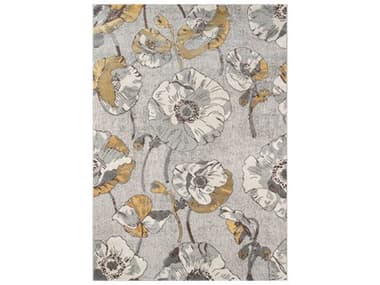 Momeni Luxe Floral Area Rug MOLUXE0LX09GRY