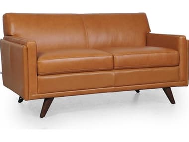 Luxecor Urbane Tan Leather Loveseat LXCURB32484