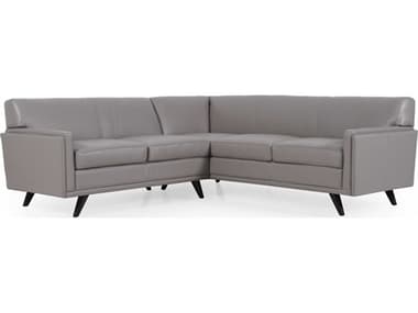 Moroni Milo Gray Leather Sectional Sofa MOR361SCBS1308