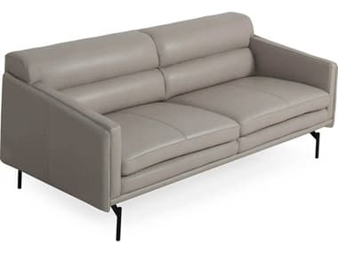 Moroni McCoy Full Leather Sofa Light Grey MOR44203BS1383