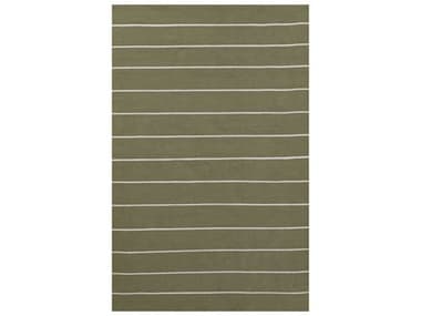 Momeni River Striped Area Rug MORIVERRIV2GRN