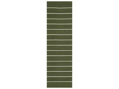 Momeni River Striped Runner Area Rug MORIVERRIV2GRN2380