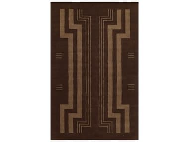 Momeni Simba Geometric Runner Area Rug MOSIMBASIM11BRN